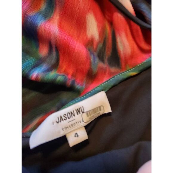 Jason Wu Spring 2016 Runway 100% Silk Halter Neck Ruffle dress size 4 - Picture 3 of 5